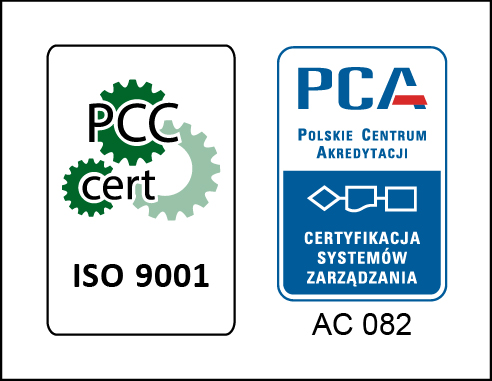 ISO 9001 — PCC cert, certyfikacja systemów zarządzania, akredytacja PCA AC 082