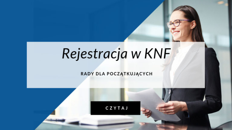 rejestracja w KNF agencje opłat