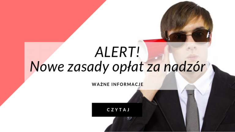 Alert Nowe zasady opłat za nadzór KNF