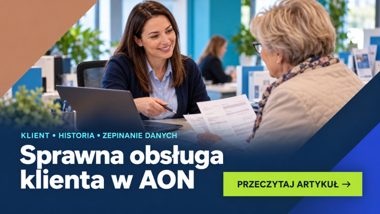 Sprawna obsługa klienta w AON — historia i zepinanie danych